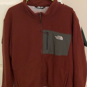North face fleece zip up